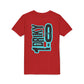 Youth Driky 1 point 0 Bro - - Blue Brain Back Print Short Sleeve Tee