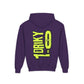 Driky 1 point 0 Bro - Banana Sunshine - (Back Print) Youth Heavy Blend Hoodie