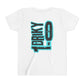 Youth Driky 1 point 0 Bro - - Blue Brain Back Print Short Sleeve Tee
