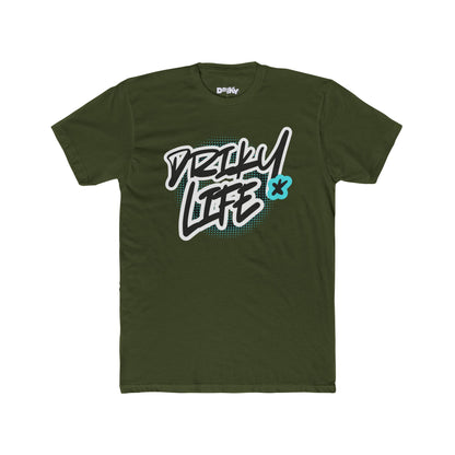 Driky Life - Blue Brain Cotton Crew Tee