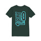 Youth Driky 1 point 0 Bro - - Blue Brain Back Print Short Sleeve Tee