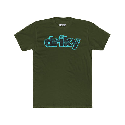 Driky Wear - Blue Brain Cotton Crew Tee