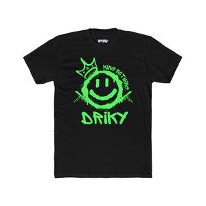 Driky King Nothing - Green Monkey Cotton Crew Tee