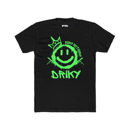 Driky King Nothing - Green Monkey Cotton Crew Tee