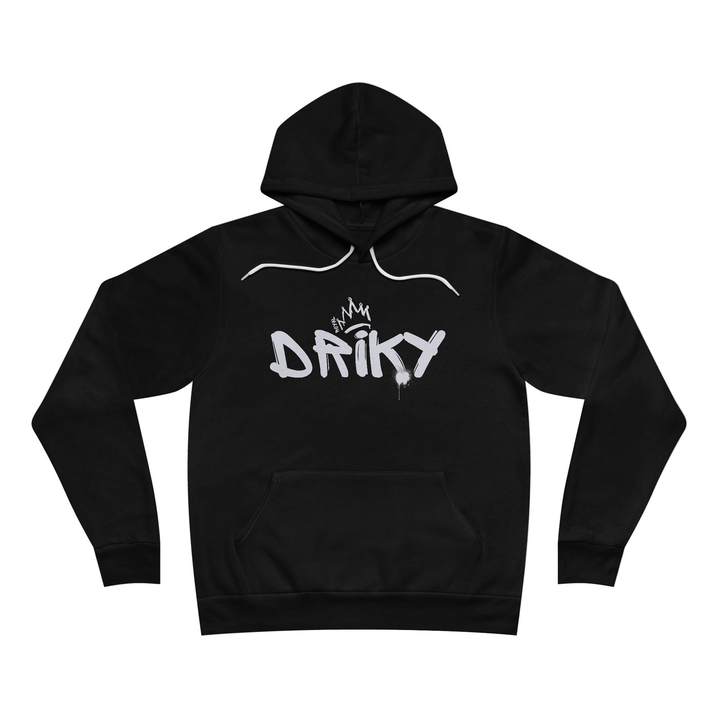 Driky Roy-al - White Night Fleece Pullover Hoodie