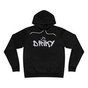 Driky Roy-al - White Night Fleece Pullover Hoodie