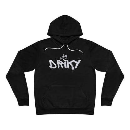 Driky Roy-al - White Night Fleece Pullover Hoodie
