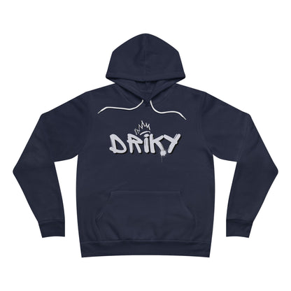 Driky Roy-al - White Night Fleece Pullover Hoodie