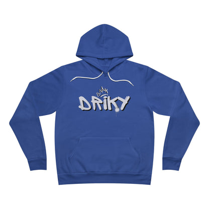 Driky Roy-al - White Night Fleece Pullover Hoodie