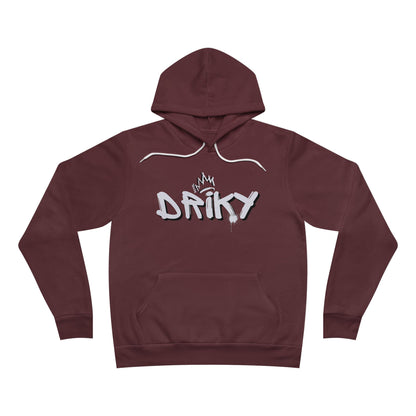 Driky Roy-al - White Night Fleece Pullover Hoodie