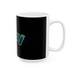 Driky Wear - Blue Brain - 11oz Coffee Cup