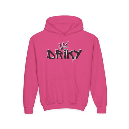 Driky Roy-al - Blackout - Youth Heavy Blend Hoodie