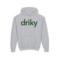 Little Driky - Green Monkey - Youth Heavy Blend Hoodie