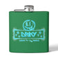 Driky Laugh at the World Stainless Steel Flask - 6oz