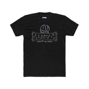 Driky Laugh at the World - Blackout Cotton Crew Tee