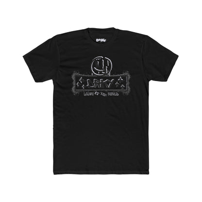 Driky Laugh at the World - Blackout Cotton Crew Tee