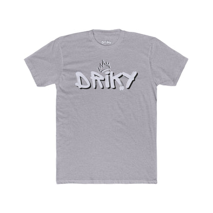Driky Roy-al - White Night Cotton Crew Tee