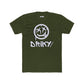 Driky Die Happy - White Night Cotton Crew Tee