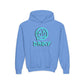 Driky Die Happy -  Blue Brain - Youth Heavy Blend Hoodie