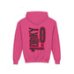 Driky 1 point 0 Bro - Rose Blood - (Back Print) Youth Heavy Blend Hoodie