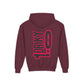 Driky 1 point 0 Bro - Rose Blood - (Back Print) Youth Heavy Blend Hoodie