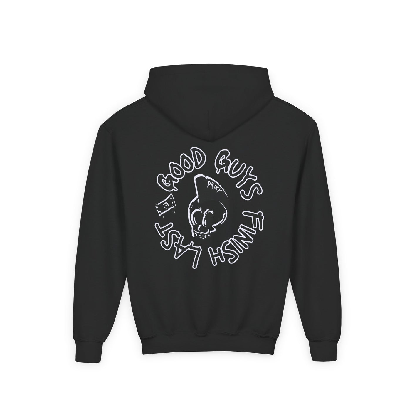 Drikyz Good Guys Finish Last - OG - (Back Print) Youth Heavy Blend Hoodie