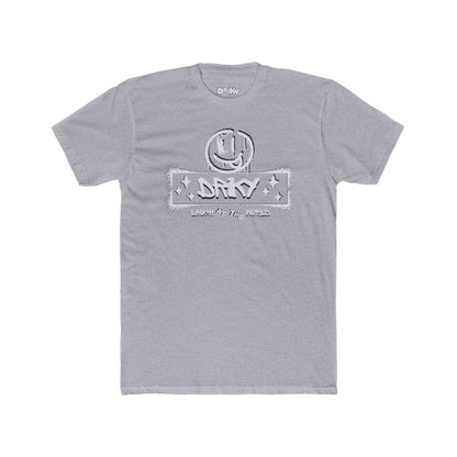 Driky Laugh at the World - White Night Cotton Crew Tee
