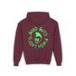 Drikyz Good Guys Finish Last - Green Monkey - (Back Print) Youth Heavy Blend Hoodie