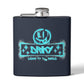 Driky Laugh at the World Stainless Steel Flask - 6oz