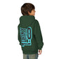 Driky 1 point 0 Bro - Blue Brain - (Back Print) Youth Heavy Blend Hoodie