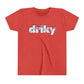 Youth Driky Wear - White Night Short Sleeve Tee