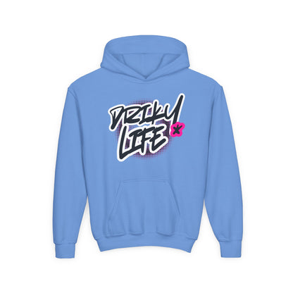 Driky Life - Pinkerton - Youth Heavy Blend Hoodie