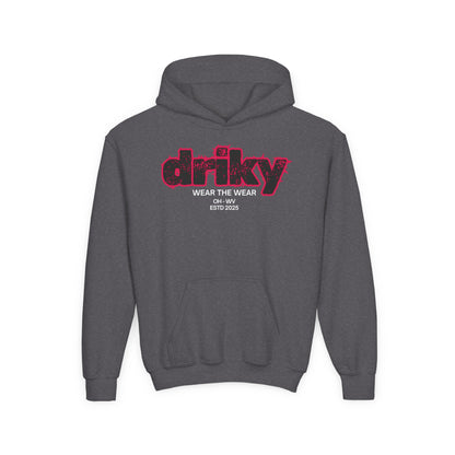Driky ESTD Wear - Rose Blood - Youth Heavy Blend Hoodie