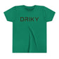 Youth Driky Stud Muffin - Green Monkey Short Sleeve Tee
