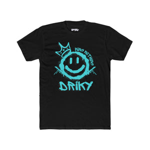 Driky King Nothing - Blue Brain Cotton Crew Tee