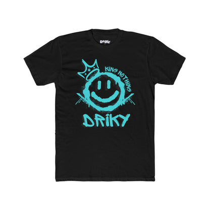Driky King Nothing - Blue Brain Cotton Crew Tee