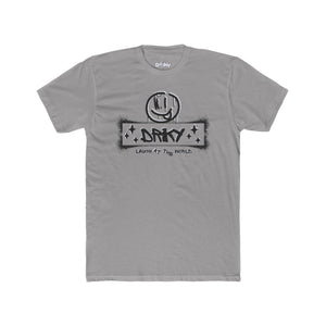 Driky Laugh at the World - Blackout Cotton Crew Tee