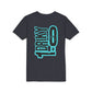 Youth Driky 1 point 0 Bro - - Blue Brain Back Print Short Sleeve Tee