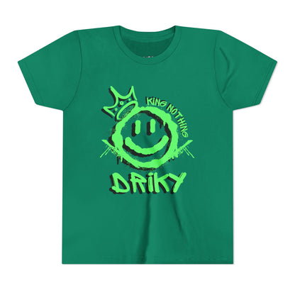 Youth Driky King Nothing - Green Monkey Short Sleeve Tee