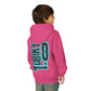 Driky 1 point 0 Bro - Blue Brain - (Back Print) Youth Heavy Blend Hoodie