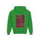 Driky 1 point 0 Bro - Rose Blood - (Back Print) Youth Heavy Blend Hoodie