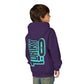 Driky 1 point 0 Bro - Blue Brain - (Back Print) Youth Heavy Blend Hoodie