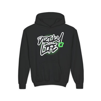 Driky Life - Green Monkey - Youth Heavy Blend Hoodie