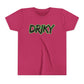 Youth Driky Rough Ryder - Green Monkey Short Sleeve Tee