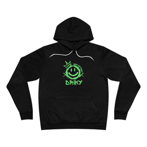Driky King Nothing - Green Monkey Fleece Pullover Hoodie