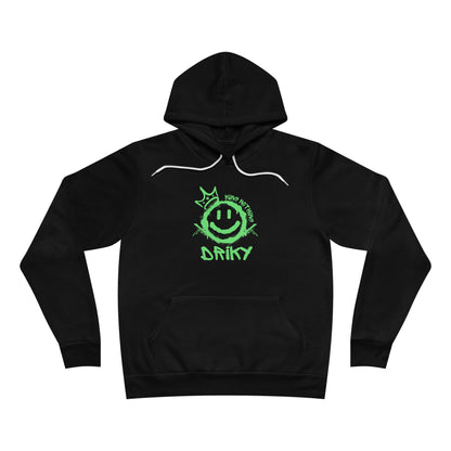 Driky King Nothing - Green Monkey Fleece Pullover Hoodie