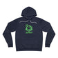 Driky King Nothing - Green Monkey Fleece Pullover Hoodie