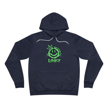 Driky King Nothing - Green Monkey Fleece Pullover Hoodie