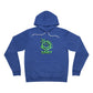 Driky King Nothing - Green Monkey Fleece Pullover Hoodie