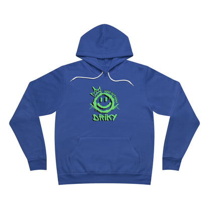 Driky King Nothing - Green Monkey Fleece Pullover Hoodie